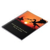 Dragon vs Knight Inspirerend Motivatie Notitieboek (Linkerzijde)