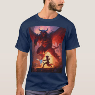 Dragon vs. Knight T-shirt