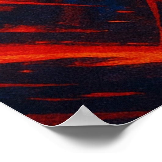 Dragon vs Lion Wall Art – Fire and Ice Clash Poster (Hoek)