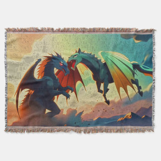Dragon vs Pegasus Deken