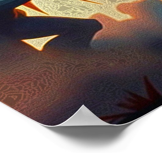 Dragon vs Pegasus - Fantasy Art Poster (Hoek)