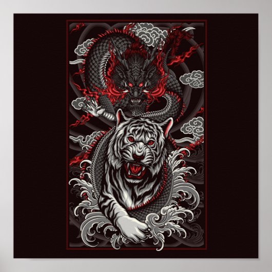 Dragon vs. Tiger Poster (Voorkant)