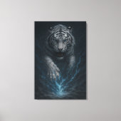 Dragon vs White Tiger – Mystical Fantasy Wall Art  Canvas Afdruk (Voorkant)