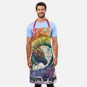 Dragon Wagon Food Cart Schort (Gedragen)