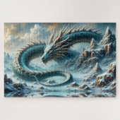 Dragon wakes up in an icy world legpuzzel (Horizontaal)