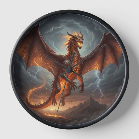 Dragon Wall Clock (Voorkant)