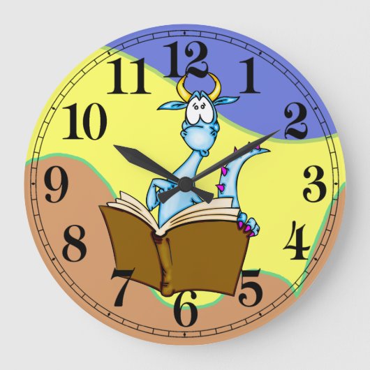 Dragon Wall Clock Grote Klok (Voorkant)