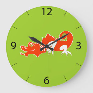 Dragon Wall Clock Grote Klok