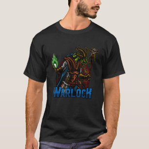 Dragon Warlock D20 Roleplay Rpg Fantasy Tableto T-shirt