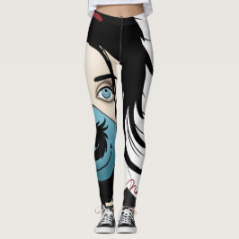 Dragon Warrior Girl Leggings