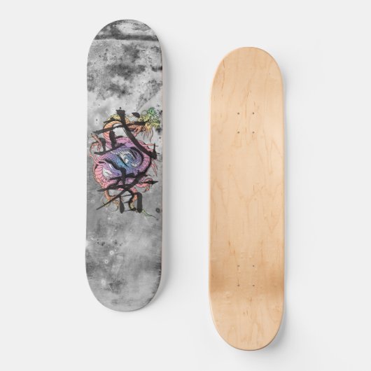 Dragon Warrior Persoonlijk Skateboard (Voorkant)