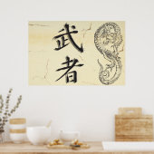 Dragon Warrior Poster (Keuken)