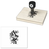 Dragon Warrior Rubberstempel (Gestempeld)