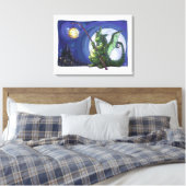 Dragon Watch Art Canvas Afdruk (Insitu (Slaapkamer))