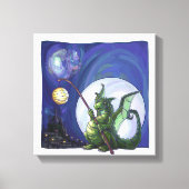 Dragon Watch Art Canvas Afdruk (Voorkant)