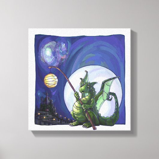 Dragon Watch Art Canvas Afdruk (Voorkant)