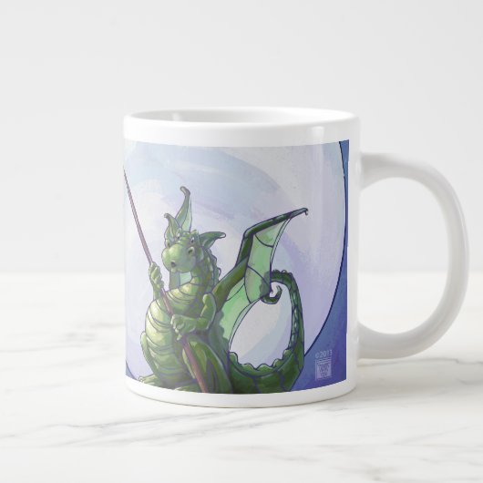Dragon Watch Art Grote Koffiekop (Rechts)