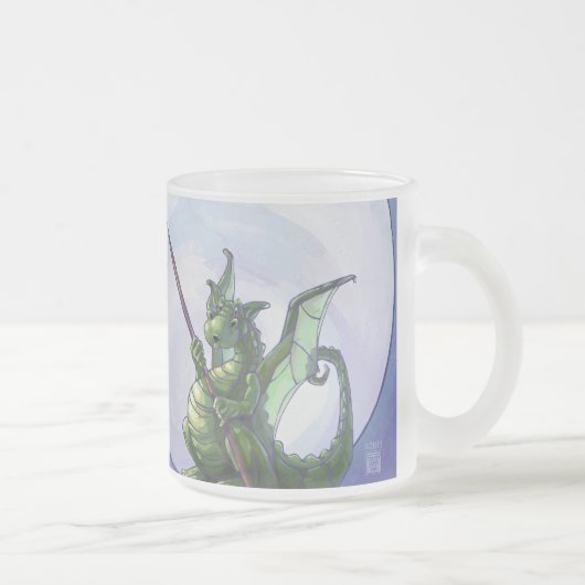 Dragon Watch Art Matglas Koffiemok (Rechts)