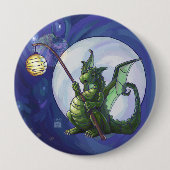 Dragon Watch Art Ronde Button 4,0 Cm (Voorkant)