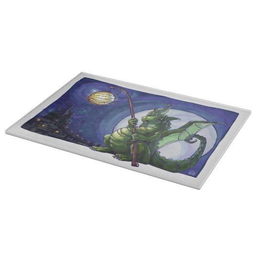 Dragon Watch Art Snijplank (Hoek)