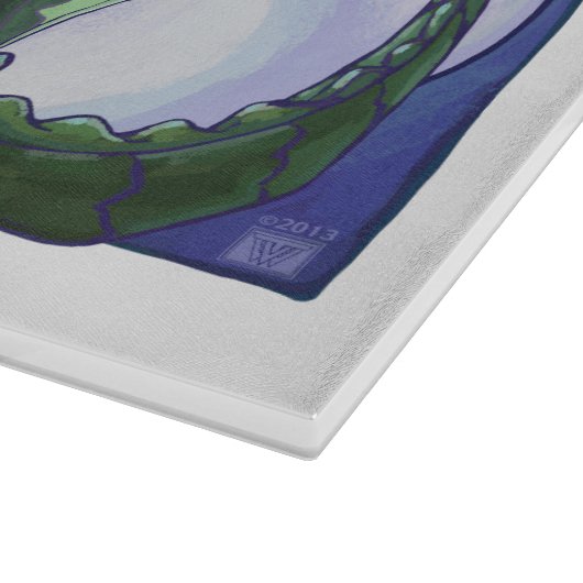 Dragon Watch Art Snijplank (Hoek)