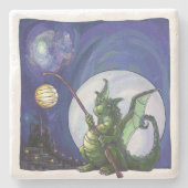 Dragon Watch Art Stenen Onderzetter (Voorkant)