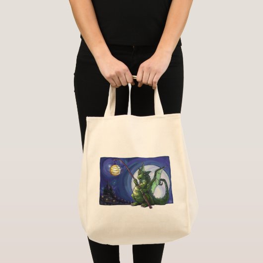 Dragon Watch Art Tote Bag (Voorkant (product))