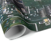 Dragon Watching Space Shuttle gelanceerd Cadeaupapier (Rol Hoek)