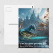 Dragon - Water Briefkaart (Voorkant / Achterkant)