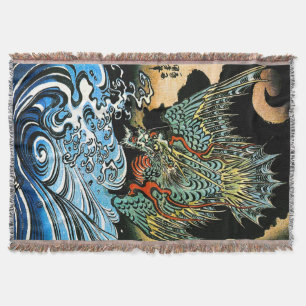 Dragon & Water Spirit Kuniyoshi Deken