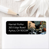 Dragon & Water Spirit Kuniyoshi Etiket (Insitu)