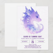 Dragon Waterverf Kaart (Voorkant / Achterkant)