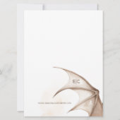 Dragon Wedding Kaart (Achterkant)