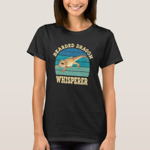 Dragon Whisperer Lizard Reptile Retro Vint T-shirt