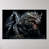 Dragon Wild Beast Portret Fierce Power Poster (Voorkant)