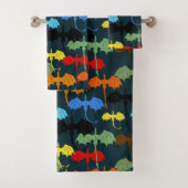 Dragon Wing Blue Flight Fantasy Bad Handdoek (Insitu)