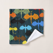 Dragon Wing Blue Flight Fantasy Bad Handdoek (Wasdoekje)