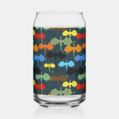 Dragon Wing Blue Flight Fantasy Blikvorm Glas (Achterkant)