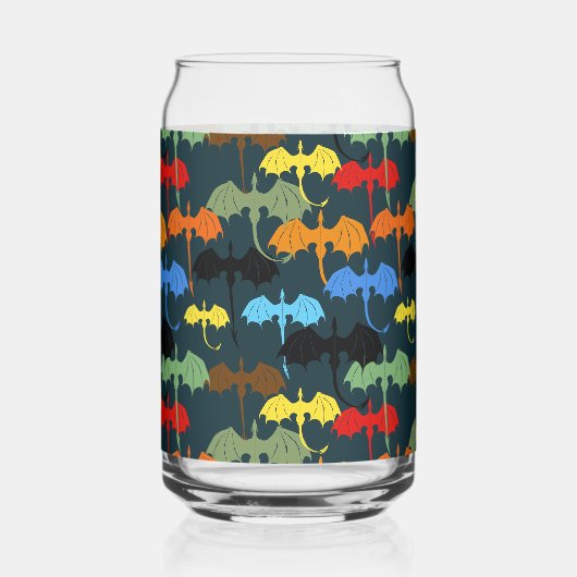 Dragon Wing Blue Flight Fantasy Blikvorm Glas (Links)