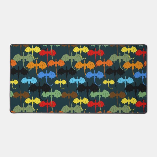 Dragon Wing Blue Flight Fantasy Bureaumat (Voorkant)