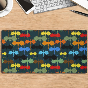 Dragon Wing Blue Flight Fantasy Bureaumat