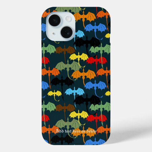 Dragon Wing Blue Flight Fantasy Case-Mate iPhone Case (Achterkant)
