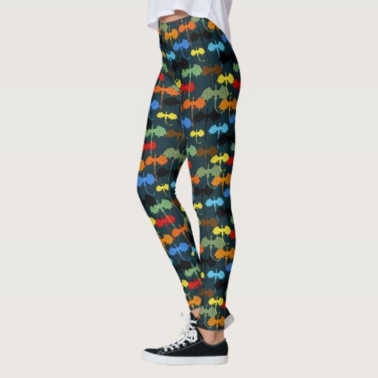 Dragon Wing Blue Flight Fantasy Leggings (Links)