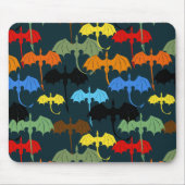 Dragon Wing Blue Flight Fantasy Muismat (Voorkant)