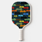 Dragon Wing Blue Flight Fantasy Pickleball Paddle (Achterkant)