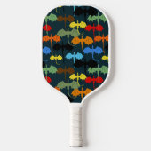 Dragon Wing Blue Flight Fantasy Pickleball Paddle (Voorkant)