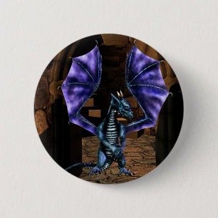 Dragon Wings Ronde Button 5,7 Cm