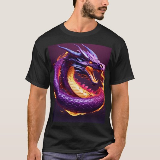 "Dragon wispers; Mystiek T-shirt collectie" (Voorkant)