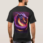 "Dragon wispers; Mystiek T-shirt collectie" (Achterkant)