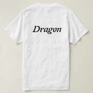 Dragon witte Mannen T-shirt